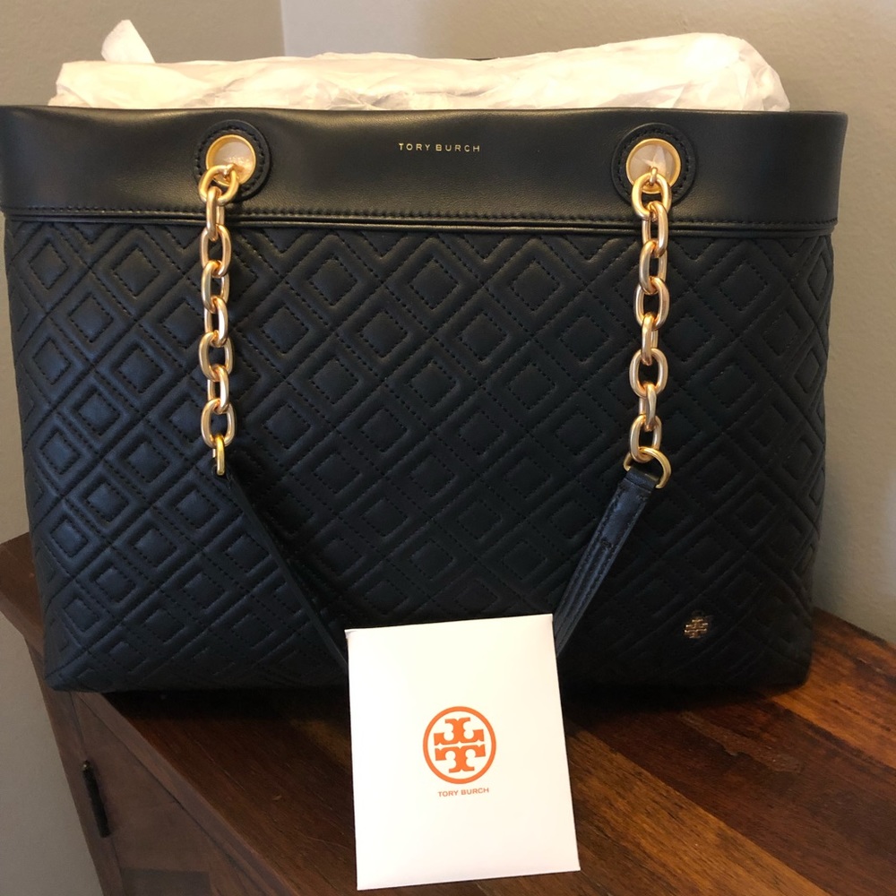 Tory Burch Fleming Triple Compartment Tote